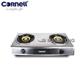 Cornell CGS-S1202SS Dapur Gas Stainless Steel 370x710mm, 2 Burner LPG