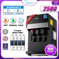 Midea 1635 Penapis Air Meja Panas Biasa Dingin Dengan Sistem Penapisan Halal Korea