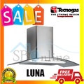 Tecnogas LUNA 60 Chimney - Penyedot Asap Dapur Stainless Steel dengan Glass