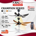 FANZO Champion Baby Fan 38" Kipas Siling