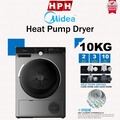 Midea MD-C8800 Pengering Baju Kapasiti 8kg, Putih - Pengering Kondensor dengan Sensor Kelembapan dan Penangkal Kerutan