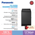 Panasonic NA-FD165W3BS Mesin Cuci Top Load 16.5 Kg - Black