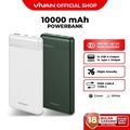 Vivan VPB-M10 10000mAh Powerbank Putih/Hijau, Dengan Fitur Fast Charging QC3.0 dan PD
