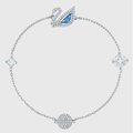 สร้อยคอ Swarovski Iconic Swan Small Pendant หงส์ โรสโกลด์ 38 ซม. สวารอฟสกี้