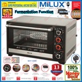 Milux MOT-DS60 Oven Elektrik 60L Stainless Steel