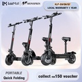 Monsprin Q8 Electric Scooter - 500W Motor, Jarak Tempuh 150km, Berat 22kg, Kapasiti Muatan 200kg, Lipat Mudah, IP54 Tahan Air