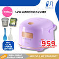 Mecoo Aesthetic Rice Cooker Low Carbo Low Sugar Rice Cooker