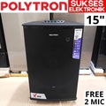 Polytron PASPRO-15F7 Speaker Bluetooth Aktif Portabel 15 Inch dengan 2 Mic Wireless