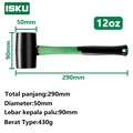 Palu Konde ISKU 1LB Gagang Karet Fiber Hammer/ Ball Pein Hammer