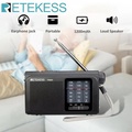 Retekess TR605 Radio Portabel dengan Flashlight dan Strap