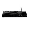Logitech 羅技 G413 SE 有線機械式鍵盤 全尺寸 黑色 觸感軸 茶軸 PBT鍵帽 白光LED