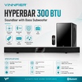 Vinnfier VF HyperBar 300 BTU Soundbar - Sistem Audio Berkualiti Tinggi