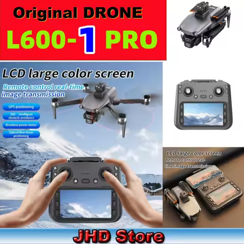 L600-1 PRO Drone 4K EIS Kamera GPS Pengelakan Halangan Jarak 3KM