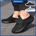 ORNGMALL รองเท้าผ้าใบตาข่ายผู้ชาย รุ่น Mesh Sneaker รองเท้าผ้าใบ ระบายอากาศ กันลื่น สายรัด