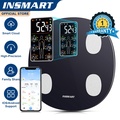 INSMART 17in1 BMI Timbangan Badan Digital dengan Layar LCD HD dan Pengisian Tenaga Suria