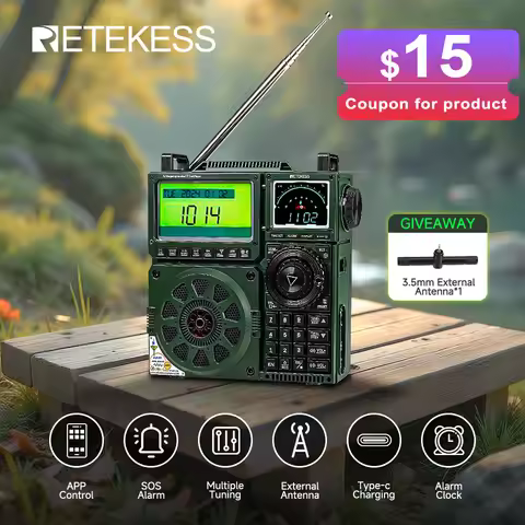 Retekess TR113 วิทยุแบบพกพา Full-band Ham Radio