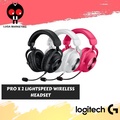 Logitech G PRO X 2 LIGHTSPEED Wireless - Headset Gaming Over-ear, Putih, 50mm Driver, Bluetooth 5.3, Bateri 50 Jam
