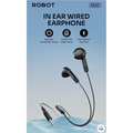 Robot RE50 Headset In-Ear Wired Earphone - Hitam dan Putih