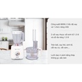 Máy xay đa năng Philips HR7510 - Dung lượng 2.1L, màu trắng, nhiều chức năng