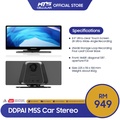 DDPAI M5S Car Stereo 8.9" IPS Touchscreen dengan Kamera Depan 1440P dan Kamera Belakang 1080P