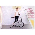 Xe đạp tập liên hoàn Airbike MK98 - Xám, Thép không gỉ, 121x90x51cm