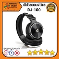 dBE DJ100 Headphone DJ Over-Ear Monitor 50mm Foldable Hitam