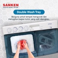 Sanken TW-1577 Mesin Cuci 2 Tabung