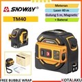 SNDWAY TM40 Meteran Laser 40M untuk Pengukuran Jarak Digital