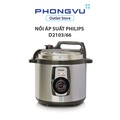 Philips HD2103 Pengukus Tekanan Elektrik 5L Hitam dan Perak - Koleksi Harian