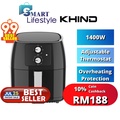 Khind ARF45 4.5L Air Fryer - Hitam, Kapasiti Besar untuk Masakan Sehat