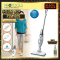 Black & Decker Steam Mop HSM13E1 - Pembersih Wap Lantai