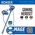 Roker M4 RK-G910 Earphone Gaming dengan Bass Ekstrem 10mm Copper Ring Horn