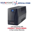 Neuropower 1K0T Compact Touch 1000VA UPS - Penyokong Tenaga Canggih untuk Perlindungan Sistem Anda