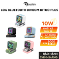 Loa Bluetooth Divoom Ditoo Plus 10W - Màn hình LED 256 Full RGB, Đồng hồ Báo Thức Thông Minh