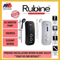 Rubine RWH-SSE892A Pemanas Air Elektrik Instant Water Heater - Matte Black, 3600W, 2L/min