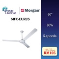 Kipas Siling Morgan MFC-EURUS 360 - 60 Inci, 5 Saiz, Motor Wayar Kuprum 100%