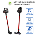 Máy hút bụi cầm tay không dây Xiaomi Lydsto V10 - Đỏ đen, 25000Pa, 60 phút hoạt động liên tục