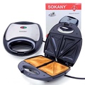 Máy Làm Bánh Hotdog Sokany KJ-102 - Màu Nâu Tối, 750W, Kích Thước 250x240x100mm