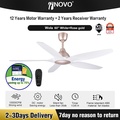 Kipas Siling inovo Wola 60" LED DC Motor Remote Control 5 Blade