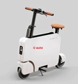 Honda Motocompacto Electric Scooter Lipat 18.7 kg, Baterai Lithium-ion 6.8 Ah, Max Speed 24 km/jam