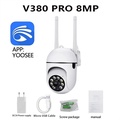 Kamera Keamanan WiFi Mini Yoosee Mini 8MP PTZ Speed Dome