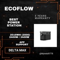 EcoFlow DELTA 2 Stesen Kuasa Mudah Alih 1024Wh LiFePO4 Bateri Cas Pantas