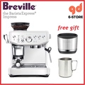 Breville BES876 Barista Express Impress Mesin Kopi Espresso Stainless Steel, Sea Salt, Black Truffle