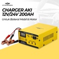 OTOHEROES BLM-CDQ-168 Charger Aki Mobil Motor 12V/24V 15A Cerdas