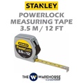Stanley 33215-8 Powerlock Measuring Tape 3.5m (12ft) - Alat Ukur Handal untuk Projek Anda
