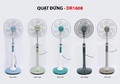 Quạt đứng Senko DR1608 - 7 cánh, điều khiển từ xa, tiết kiệm điện, màu kem môn, kem cốm, kem nâu, xám đồng