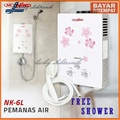 Pemanas Air Gas Niko NK-6L 6 Liter Instan dengan Pengaman Otomatis dan Filter Air
