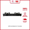 Bếp gas dương Rinnai RV-715SLIM(G) - Kính cường lực, màu xám, 2 đầu đốt đồng thau