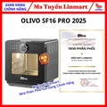Nồi Chiên Hơi Nước Olivo SF16 PRO MAX 2025 - Dung Tích 16L, Màu Xám