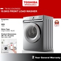 Toshiba TW-BH85S2M Mesin Basuh Front Load 7.5kg Putih dan Hitam